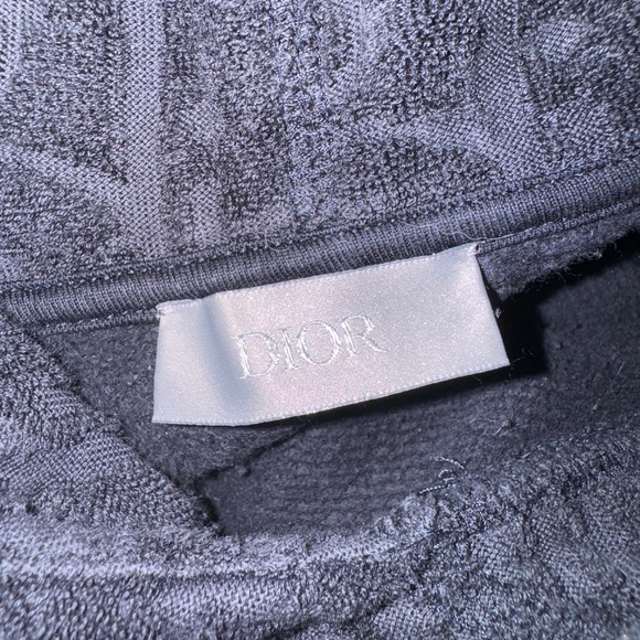 Dior Oblique Relaxed-Fit Hooded Sweatshirt - Picture 2 of 3